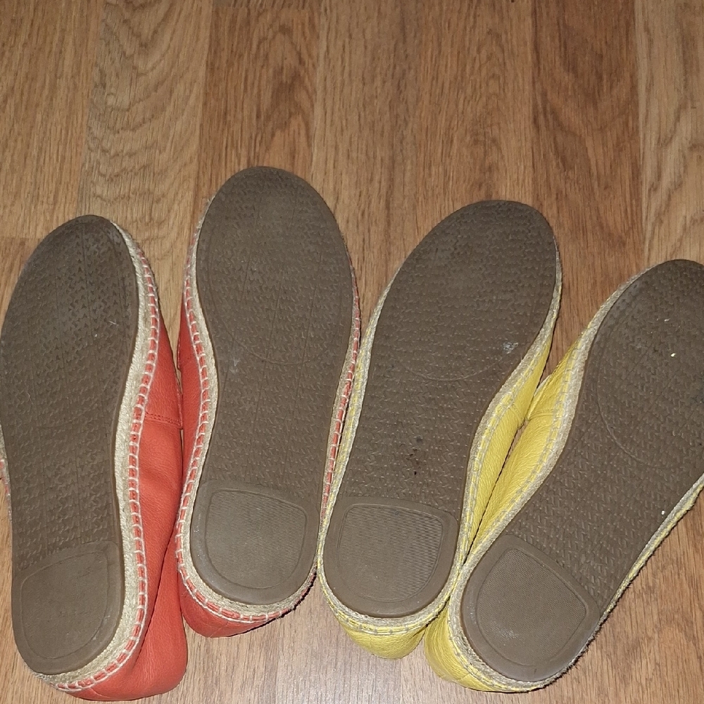 Michael Kors Vibrant Yellow and Orange Espadrilles - Picture 4 of 4
